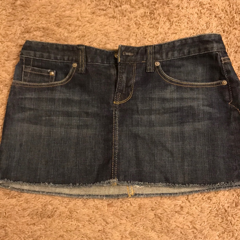Express jean skirt